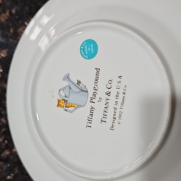 Tiffany & Co. Playground 1992 Plate 7” - Picture 2 of 2